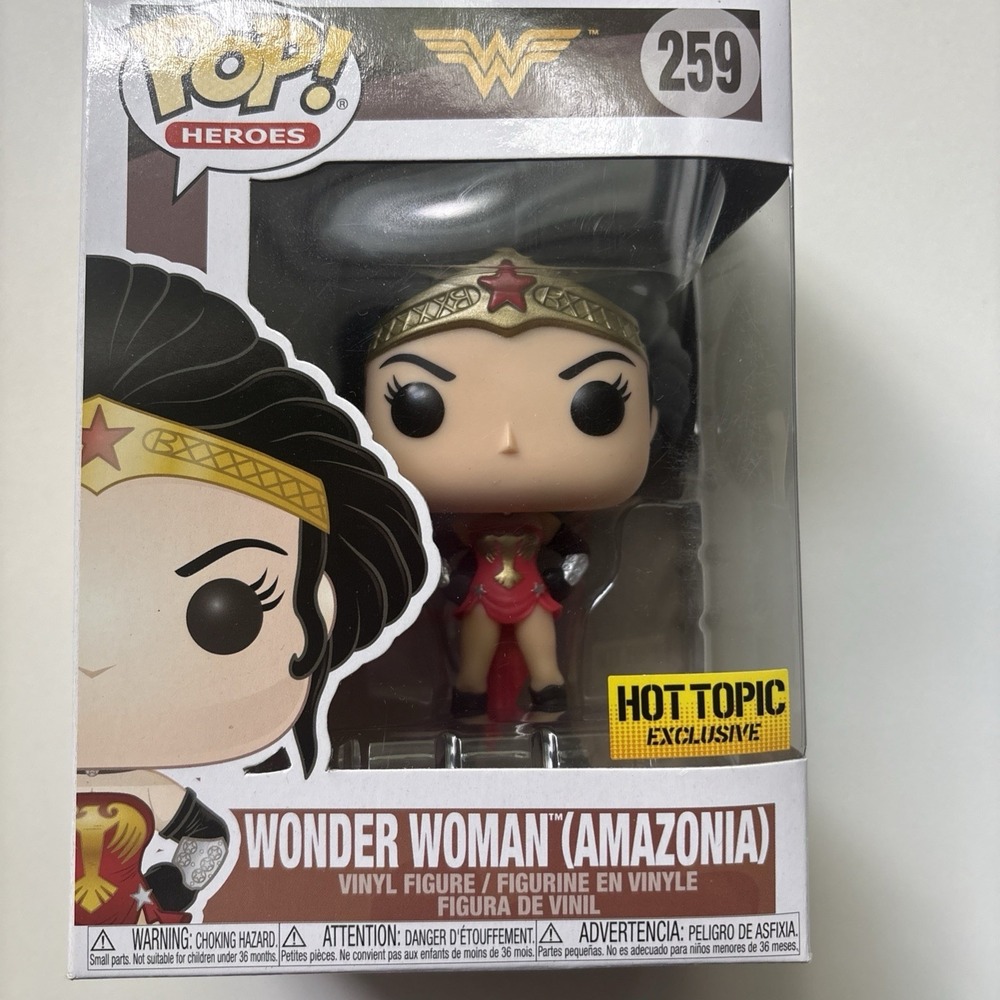 Funko Pop! Heroes Wonder Woman (Amazonia) Vinyl Hot Topic Exclusive #259